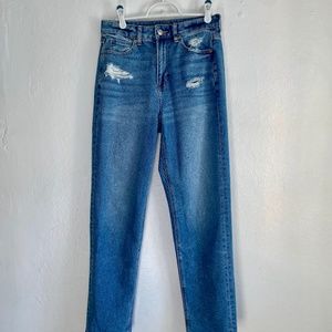 American Eagle High Rise Stretch Mom Jean Size 4